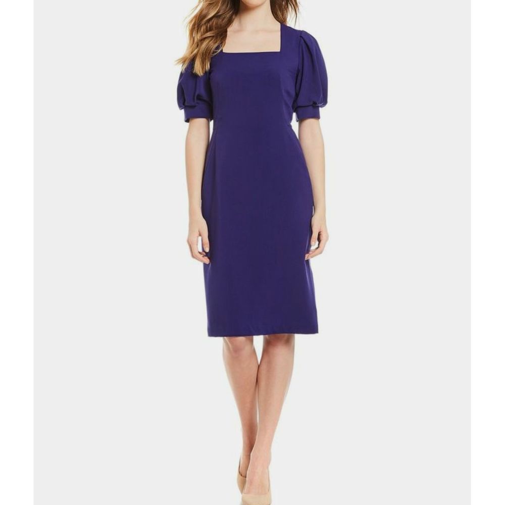 ANTONIO MELANI Purple Midi Dress